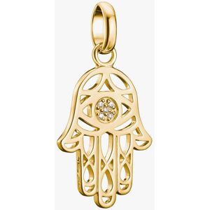 THOMAS SABO Charm Club Connect Gold Plated Hamsa Hand Charm CC1243-414-14