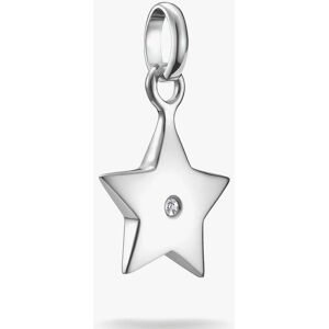 THOMAS SABO Charm Club Connect Silver Cubic Zirconia Star Charm CC1238-051-14