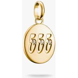THOMAS SABO Charm Club Connect Gold Plated 555 Angel Number Charm CC1252-414-14