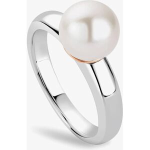 Clogau Silver & 9ct Rose Gold Beachcomber Pearl Ring 3SBCH0749-N