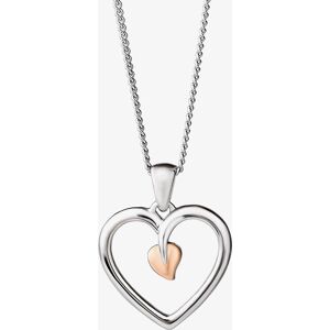 Clogau Tree Of Life Heart Pendant Necklace 3STLHP7