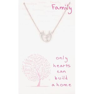 Sentiments by TJH Collection Sentiments Family Love Heart Necklace 16599