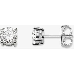 THOMAS SABO Silver Small Round White Cubic Zirconia Studs H1739-051-14