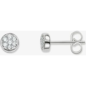 THOMAS SABO Silver 6mm Pave Round Stud Earrings H1848-051-14