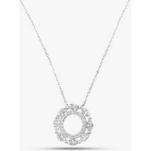 Gold Impression 18ct White Gold 0.66ct Marquise & Brilliant Cut Diamond Circle Pendant Necklace P38157GW18DD Gold Impression 18ct White Gold 0.66ct Marquise & Brilliant Cut Diamond Circle Pendant Necklace P38157GW18DD