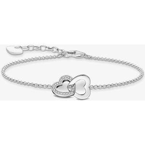 THOMAS SABO Silver Intertwined Heart Bracelet A2163-051-14-L19V THOMAS SABO Silver Intertwined Heart Bracelet A2163-051-14-L19V