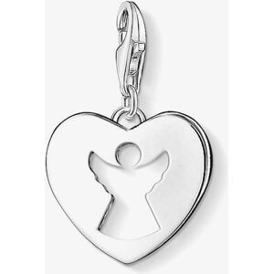 THOMAS SABO Silver Heart Cut Out Angel Charm 0869-001-12 THOMAS SABO Silver Heart Cut Out Angel Charm 0869-001-12