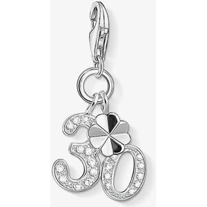THOMAS SABO Silver Pave 30 Charm 1237-051-14 30 THOMAS SABO Silver Pave 30 Charm 1237-051-14 30