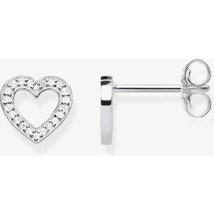 THOMAS SABO Stone Set Open Heart Stud Earrings H1945-051-14 THOMAS SABO Stone Set Open Heart Stud Earrings H1945-051-14
