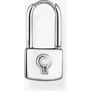 THOMAS SABO Silver & Cubic Zirconia Padlock Single Hoop Earring CR679-051-14 THOMAS SABO Silver & Cubic Zirconia Padlock Single Hoop Earring CR679-051-14