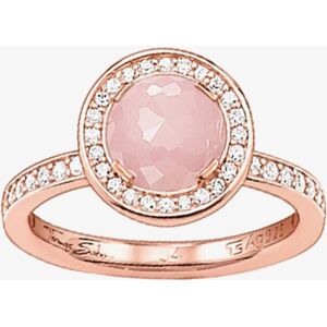 THOMAS SABO Rose Gold Plated Cubic Zirconia Quartz Round Cluster Ring TR1971-417-9 THOMAS SABO Rose Gold Plated Cubic Zirconia Quartz Round Cluster Ring TR1971-417-9