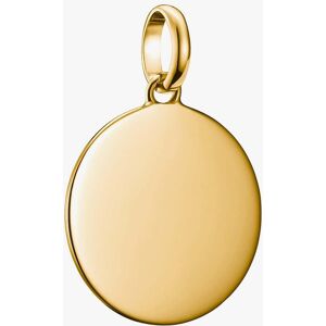 THOMAS SABO Charm Club Connect Gold Plated Large Round Charm CC1273-413-39 THOMAS SABO Charm Club Connect Gold Plated Large Round Charm CC1273-413-39
