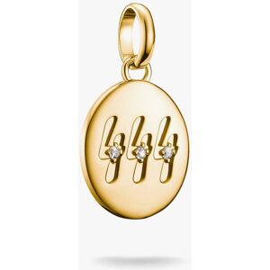 THOMAS SABO Charm Club Connect Gold Plated 444 Angel Number Charm CC1251-414-14 THOMAS SABO Charm Club Connect Gold Plated 444 Angel Number Charm CC1251-414-14