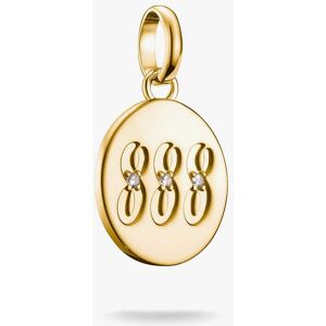 THOMAS SABO Charm Club Connect Gold Plated 888 Angel Number Charm CC1255-414-14 THOMAS SABO Charm Club Connect Gold Plated 888 Angel Number Charm CC1255-414-14