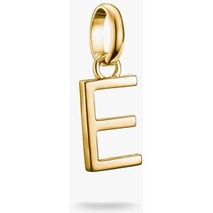 THOMAS SABO Charm Club Connect Gold Plated Letter E Charm CC1211-413-39 THOMAS SABO Charm Club Connect Gold Plated Letter E Charm CC1211-413-39