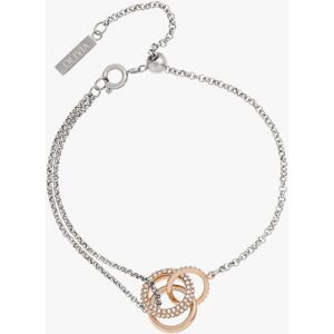 Olivia Burton Classic Entwine Stainless-Steel and Rose Gold Tone Bracelet 24100006 Olivia Burton Classic Entwine Stainless-Steel and Rose Gold Tone Bracelet 24100006
