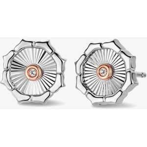 Clogau Silver & 9ct Rose Gold Nos Da Stud Earrings 3SNDA0719 Clogau Silver & 9ct Rose Gold Nos Da Stud Earrings 3SNDA0719