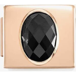 Nomination Glam Rose Oval Black Cubic Zirconia Charm 230604/10 Nomination Glam Rose Oval Black Cubic Zirconia Charm 230604/10