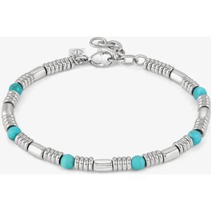 Nomination InstinctStyle Stainless Steel & Turquoise Beaded Bracelet 027929/003 Nomination InstinctStyle Stainless Steel & Turquoise Beaded Bracelet 027929/003