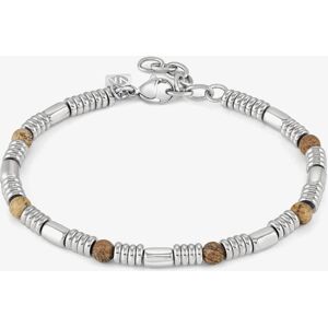 Nomination InstinctStyle Stainless Steel & Tiger Eye Beaded Bracelet 027929/041 Nomination InstinctStyle Stainless Steel & Tiger Eye Beaded Bracelet 027929/041