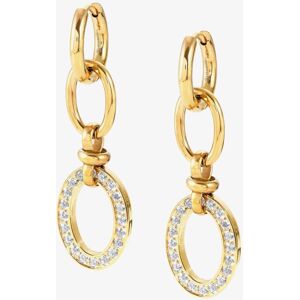 Nomination Affinity Gold Plated Link Dropper Earrings 028608/012 Nomination Affinity Gold Plated Link Dropper Earrings 028608/012