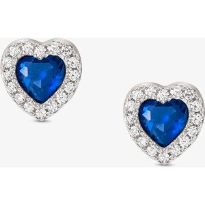 Nomination All My Love Sterling Silver Blue Heart Stud Earrings 240304/012 Nomination All My Love Sterling Silver Blue Heart Stud Earrings 240304/012