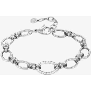 Nomination Affinity Stainless Steel Cubic Zirconia Oval Link Bracelet 028603/001 Nomination Affinity Stainless Steel Cubic Zirconia Oval Link Bracelet 028603/001
