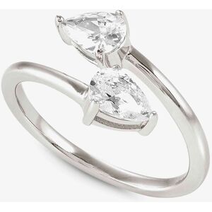 Nomination Colour Wave Sterling Silver Adjustable Pear Stone Ring 149810/006 (O 1/2-Q) Nomination Colour Wave Sterling Silver Adjustable Pear Stone Ring 149810/006 (O 1/2-Q)