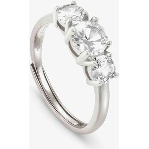 Nomination Colour Wave Sterling Silver 3 Stone Adjustable Ring 149815/001 (L1/2-Q) Nomination Colour Wave Sterling Silver 3 Stone Adjustable Ring 149815/001 (L1/2-Q)