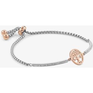 Nomination Milleluci Rose Gold Finish Tree of Life Toggle Pave Half Bangle 028004/017 Nomination Milleluci Rose Gold Finish Tree of Life Toggle Pave Half Bangle 028004/017