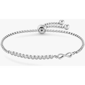Nomination Milleluci Cubic Zirconia Infinity Toggle Bracelet 028008/024 Nomination Milleluci Cubic Zirconia Infinity Toggle Bracelet 028008/024