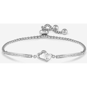 Nomination Milleluci Silver Double Heart Toggle Bracelet 028019/022 Nomination Milleluci Silver Double Heart Toggle Bracelet 028019/022