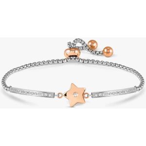 Nomination Milleluci Silver & Rose Gold Star Toggle Bracelet 028017/023 Nomination Milleluci Silver & Rose Gold Star Toggle Bracelet 028017/023