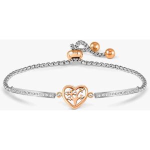 Nomination Milleluci Silver & Rose Gold Tree Of Life Toggle Bracelet 028020/017 Nomination Milleluci Silver & Rose Gold Tree Of Life Toggle Bracelet 028020/017