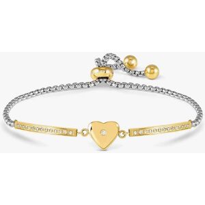 Nomination Milleluci Silver & Gold Heart Toggle Bracelet 028018/022 Nomination Milleluci Silver & Gold Heart Toggle Bracelet 028018/022