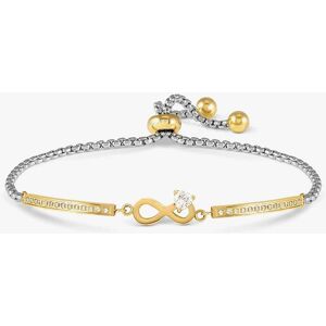Nomination Milleluci Silver & Gold Infinity Heart Toggle Bracelet 028021/024 Nomination Milleluci Silver & Gold Infinity Heart Toggle Bracelet 028021/024