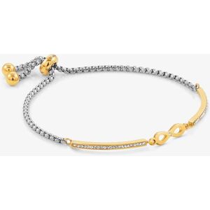 Nomination Milleluci Gold Finish Cubic Zirconia Infinity Bracelet 028006/024 Nomination Milleluci Gold Finish Cubic Zirconia Infinity Bracelet 028006/024