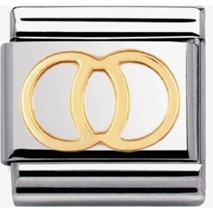 Nomination CLASSIC Gold Daily Life Wedding Rings Charm 030109/21 Nomination CLASSIC Gold Daily Life Wedding Rings Charm 030109/21