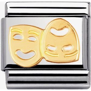Nomination CLASSIC Gold Daily Life Masks Charm 030110/01 Nomination CLASSIC Gold Daily Life Masks Charm 030110/01