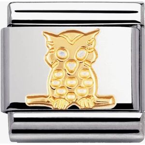 Nomination CLASSIC Gold Animals of the Air Owl Charm 030114/06 Nomination CLASSIC Gold Animals of the Air Owl Charm 030114/06