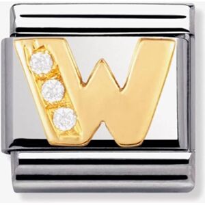 Nomination CLASSIC Gold Letters Cubic Zirconia W Charm 030301/23 Nomination CLASSIC Gold Letters Cubic Zirconia W Charm 030301/23