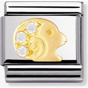 Nomination CLASSIC Gold Zodiac Cubic Zirconia Aries Charm 030302/01 Nomination CLASSIC Gold Zodiac Cubic Zirconia Aries Charm 030302/01