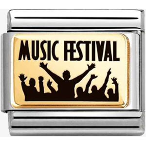 Nomination CLASSIC Gold Music Festival Charm 030166/40 Nomination CLASSIC Gold Music Festival Charm 030166/40