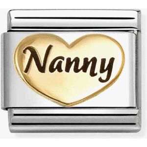 Nomination Classic Symbols Nanny Heart Charm 030285/77 Nomination Classic Symbols Nanny Heart Charm 030285/77
