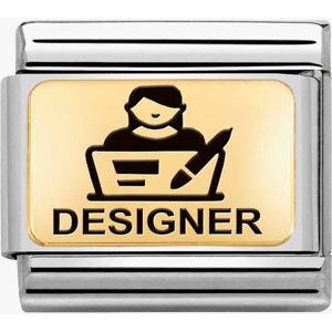 Nomination CLASSIC Composable Plates Designer Charm 030166/09 Nomination CLASSIC Composable Plates Designer Charm 030166/09