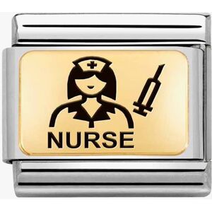 Nomination CLASSIC Composable Plates Nurse Charm 030166/17 Nomination CLASSIC Composable Plates Nurse Charm 030166/17