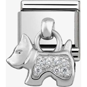 Nomination CLASSIC Silvershine Cubic Zirconia Dog Charm 331800/09 Nomination CLASSIC Silvershine Cubic Zirconia Dog Charm 331800/09