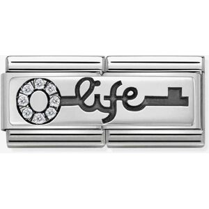 Nomination CLASSIC Silvershine Double Link Key of Life Charm 330731/04 Nomination CLASSIC Silvershine Double Link Key of Life Charm 330731/04