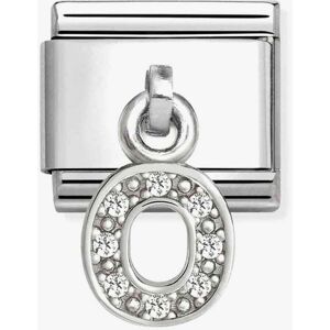 Nomination Silvershine Sparkling Letter O Charm 331818/15 Nomination Silvershine Sparkling Letter O Charm 331818/15