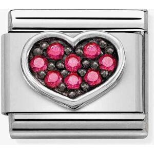Nomination CLASSIC Composable Symbols Heart Fuchsia Charm 330323/06 Nomination CLASSIC Composable Symbols Heart Fuchsia Charm 330323/06